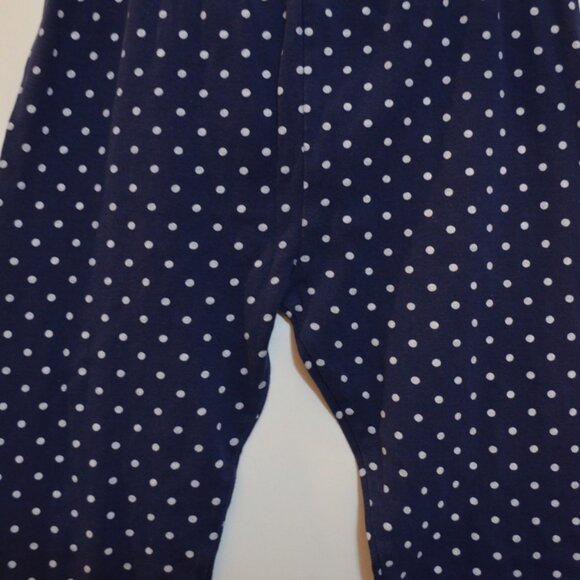 CARTER's Wear Snug Fitting Activewear Blue White Polkadots Prints Leggings 14 - Picture 4 of 4